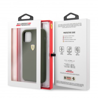 Ferrari SF Logo Kryt pro iPhone 11 Pro Mid Green (FESSIHCN58MG)