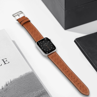 Řemínek Kožený řemínek pro Apple Watch SE, 8, 7, 6, 5, 4, 3, 2, 1 (41, 40, 38 mm) náramek hnědý