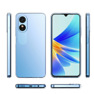 Ultra Clear 0,5mm pouzdro pro Oppo A17 tenký kryt průhledný