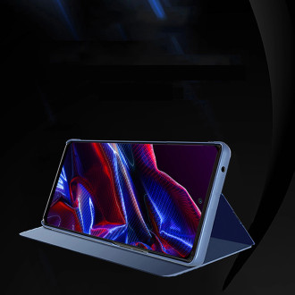 Clear View Case pro Xiaomi Redmi Note 12 Pro / Poco X5 Pro 5G flipový kryt černý