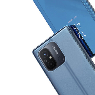 Kryt Clear View Case pro Xiaomi Redmi 11A / Poco C55 / Redmi 12C flipové pouzdro černé