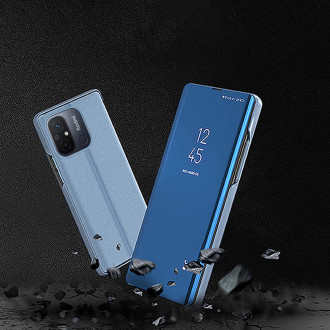 Kryt Clear View Case pro Xiaomi Redmi 11A / Poco C55 / Redmi 12C flipové pouzdro černé