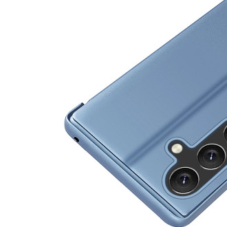 Kryt Clear View Case pro kryt Samsung Galaxy A24 4G s klopou růžový