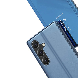 Kryt Clear View Case pro Samsung Galaxy A24 4G flipový kryt modrý