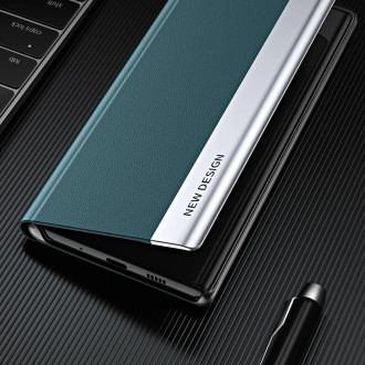 Pouzdro Sleep Case Pro pro Xiaomi Redmi Note 12 Pro+ s vyklápěcím stojánkem modré