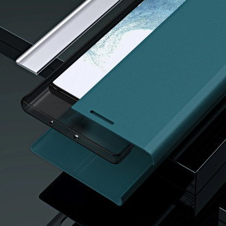 Pouzdro Sleep Case Pro pro Xiaomi Redmi Note 12 Pro+ s vyklápěcím stojánkem modré