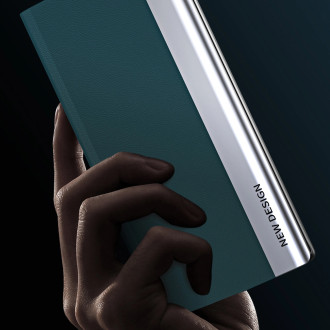 Pouzdro Sleep Case Pro pro Xiaomi Redmi Note 12 Pro+ s vyklápěcím stojánkem modré