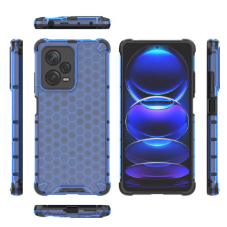 Voštinové pouzdro pro Xiaomi Redmi Note 12 Pro+ pancéřovaný hybridní kryt modrý