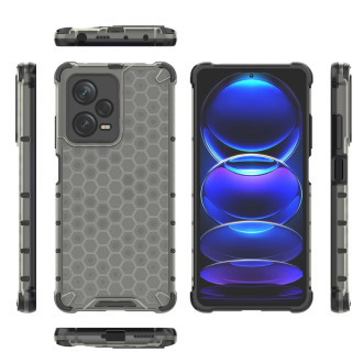 Voštinové pouzdro pro Xiaomi Redmi Note 12 Pro+ pancéřovaný hybridní kryt černý