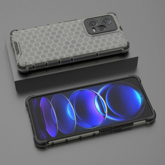 Voštinové pouzdro pro Xiaomi Redmi Note 12 Pro+ pancéřovaný hybridní kryt černý