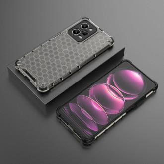 Voštinové pouzdro pro Xiaomi Redmi Note 12 Pro / Poco X5 Pro 5G obrněný hybridní kryt černý