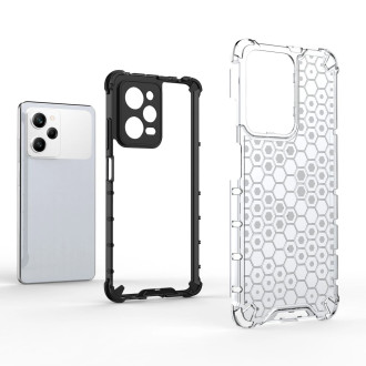 Voštinové pouzdro pro Xiaomi Redmi Note 12 Pro / Poco X5 Pro 5G obrněný hybridní kryt černý