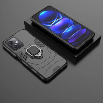 Ring Armor Case pro Xiaomi Redmi Note 12 5G / Poco X5 5G Armor Cover Magnetický držák Ring Black