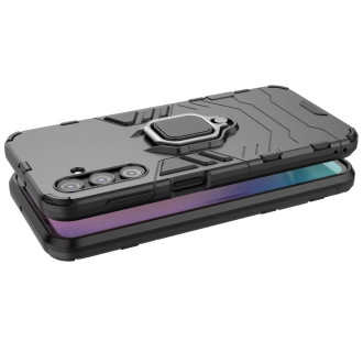 Pouzdro Ring Armor pro Samsung Galaxy A24 4G pancéřový kryt magnetický držák kroužkový černý