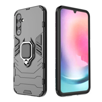 Pouzdro Ring Armor pro Samsung Galaxy A24 4G pancéřový kryt magnetický držák kroužkový černý