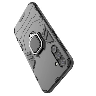 Pouzdro Ring Armor pro Samsung Galaxy A24 4G pancéřový kryt magnetický držák kroužkový černý