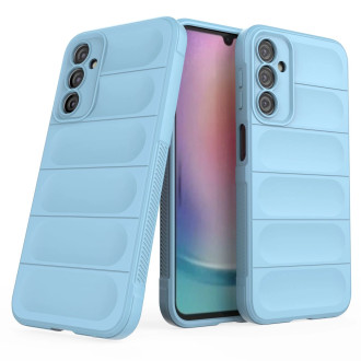 Magic Shield Case pro Samsung Galaxy A24 4G flexibilní pancéřový kryt světle modrý