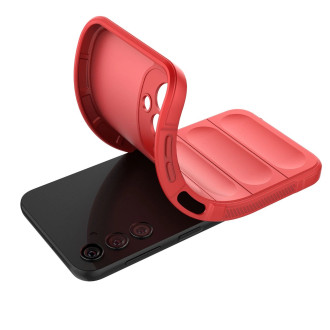 Magic Shield Case pro Samsung Galaxy A24 4G flexibilní pancéřový kryt červený