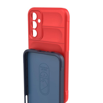 Magic Shield Case pro Samsung Galaxy A24 4G flexibilní pancéřový kryt červený