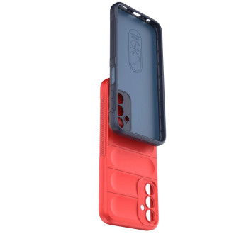 Magic Shield Case pro Samsung Galaxy A24 4G flexibilní pancéřový kryt červený