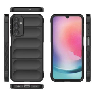 Magic Shield Case pro Samsung Galaxy A24 4G flexibilní pancéřový kryt černý