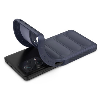 Pouzdro Magic Shield pro Xiaomi Redmi Note 12 Pro+ flexibilní pancéřový kryt modrý
