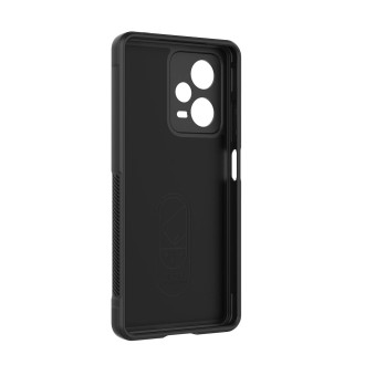 Pouzdro Magic Shield pro Xiaomi Redmi Note 12 Pro+ flexibilní pancéřový kryt vínové barvy