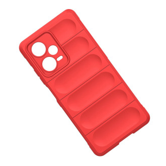 Pouzdro Magic Shield pro Xiaomi Redmi Note 12 Pro+ flexibilní pancéřový kryt červený