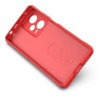 Pouzdro Magic Shield pro Xiaomi Redmi Note 12 Pro+ flexibilní pancéřový kryt červený