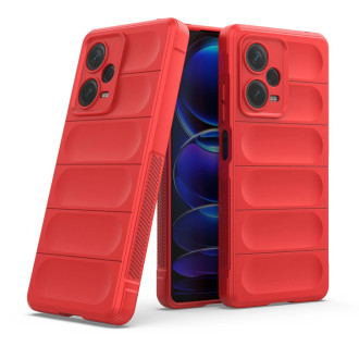 Pouzdro Magic Shield pro Xiaomi Redmi Note 12 Pro+ flexibilní pancéřový kryt červený