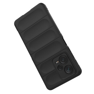 Pouzdro Magic Shield pro Xiaomi Redmi Note 12 Pro+ flexibilní pancéřový kryt černý