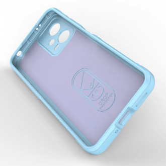 Magic Shield Case Cover pro Xiaomi Redmi Note 12 5G / Poco X5 5G Flexible Armor Cover světle modrý