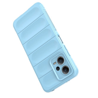 Magic Shield Case Cover pro Xiaomi Redmi Note 12 5G / Poco X5 5G Flexible Armor Cover světle modrý