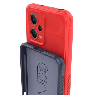 Magic Shield Case Cover pro Xiaomi Redmi Note 12 5G / Poco X5 5G Flexible Armour Cover Burgundy