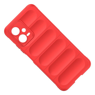 Magic Shield Case Cover pro Xiaomi Redmi Note 12 5G / Poco X5 5G Flexible Armour Cover Burgundy
