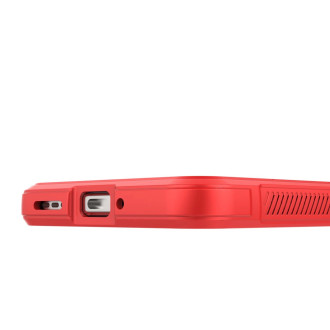 Pouzdro Magic Shield pro Xiaomi Redmi Note 12 5G / Poco X5 5G Flexible Armor Cover Red