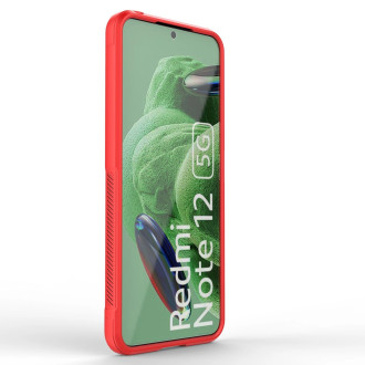 Pouzdro Magic Shield pro Xiaomi Redmi Note 12 5G / Poco X5 5G Flexible Armor Cover Red