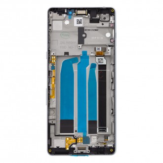 LCD Display + Dotyková Deska  + Přední Kryt Sony I4312 Xperia L3 Black/Silver (Service Pack)