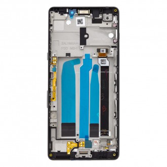 LCD Display + Dotyková Deska + Přední Kryt Sony I4312 Xperia L3 Black/Black (Service Pack)