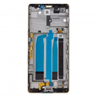 LCD Display + Dotyková Deska + Přední Kryt Sony I4312 Xperia L3 Black/Gold (Service Pack)