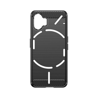 Carbon Case silikonové pouzdro pro Nothing Phone 2 - černé