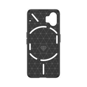 Carbon Case silikonové pouzdro pro Nothing Phone 2 - černé