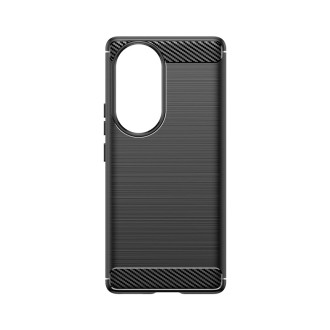 Silikonové pouzdro Carbon Case pro Honor 90 - černé