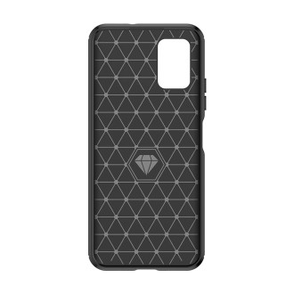 Carbon Case silikonové pouzdro pro Nokia C300 - černé