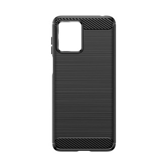 Silikonové pouzdro Carbon Case pro Motorola G14 - černé