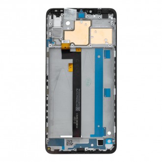 LCD Display + Dotyková Deska + Přední Kryt pro Xiaomi Mi Max 3 Black (Service Pack)