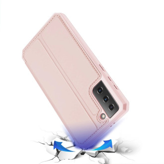DUX DUCIS Skin X Bookcase type case for Samsung Galaxy S21+ 5G (S21 Plus 5G) pink
