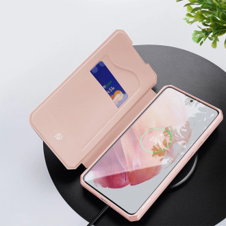 DUX DUCIS Skin X Bookcase type case for Samsung Galaxy S21+ 5G (S21 Plus 5G) pink