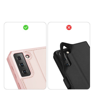 DUX DUCIS Skin X Bookcase type case for Samsung Galaxy S21+ 5G (S21 Plus 5G) pink
