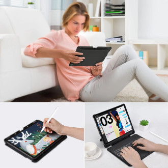 Choetech Keyboard Case Cover for iPad Pro 12.9´ 2020 / 2021 Wireless Bluetooth Keyboard Black (BH-015)